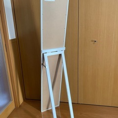 スタンドミラー（木目調）　の画像