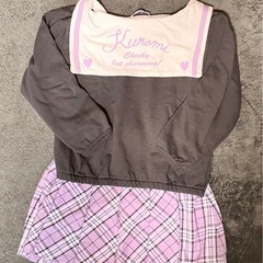 クロミ　セットアップ服　120 女の子服の画像