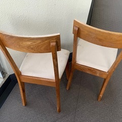 椅子 4セット 木製の画像
