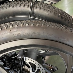 CATEOOKI 電動アシスト自転車 20インチ極太タイヤの画像