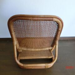 籐座椅子の画像