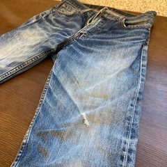 M2510-283 Levi's ジーンズ 505 31インチ ダメージ有り　  の画像