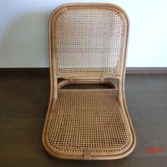 籐座椅子の画像