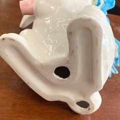 美原店 イースター うさぎ 陶器 置物 ガーデニング 雑貨　アンティーク の画像