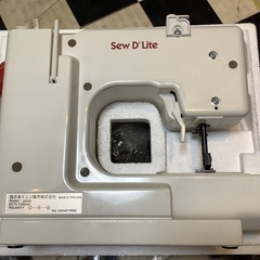 【リサイクルサービス八光】幅29cm　西日本ミシン Sew D'Lite JA525 コンパクトミシンの画像