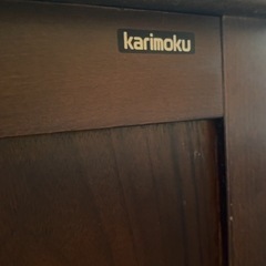 カリモク karimoku PCデスク　の画像