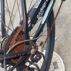 直接引取のみ シナネン 275ANDFAT シティサイクル 27.5型 自転車の画像