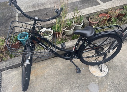 直接引取のみ シナネン 275ANDFAT シティサイクル 27.5型 自転車