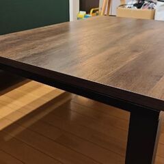 ヴィンテージワイドこたつ／リビングテーブル　◆幅105cm◆奥行75cm◆高さ39cm◆ケーブル付の画像