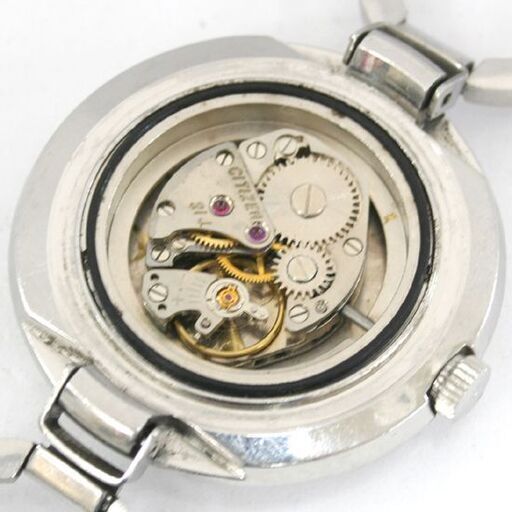 動作品 OH推奨 CITIZEN 手巻き式腕時計 DATE STAR CUSTOM 2201-Y 21石 3針 デイト 1968年製 