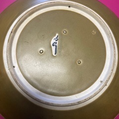 九谷焼　飾り大皿　秀峰　鶏の画像