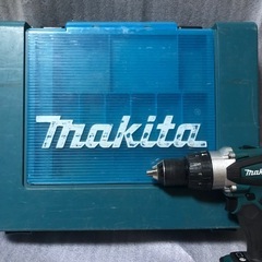 makita 充電式震動ドライバドリル 18V HP458D バッテリーの画像