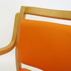 スタッキングチェア　オレンジの画像