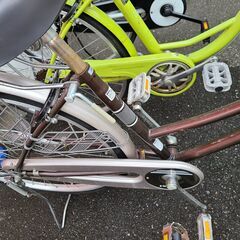 J1643【リユースのサカイ柏店】 シティサイクル　pierrette　ピエレット　ブラウン　26インチ　ダイナモライト　クリーニング、簡易メンテナンス済み　★店頭にて試乗可★  中古自転車 　流山市 中古自転車 松戸市 中古自転車 我孫子市 中古自転車 船橋市 中古自転車 守谷市 中古自転車 取手市 中古自転車の画像