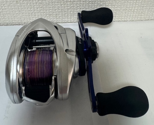 Stefano 両軸リール シルバー 紫スプール