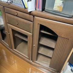 サイドボード　木製の画像
