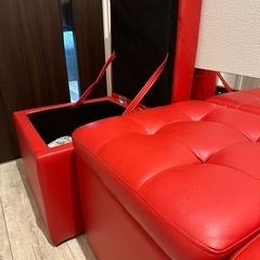 収納BOX付き✨️ソファー椅子 3点セットの画像