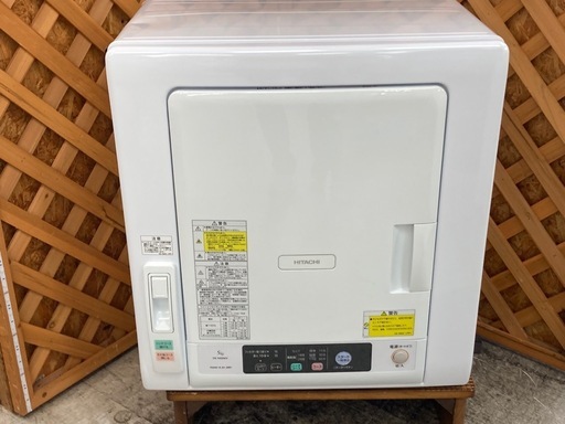 【愛品館江戸川店】保証充実　日立　2022年製　5.0kg電気衣類乾燥機　DE-N50WV