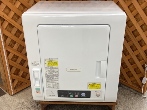 【愛品館江戸川店】保証充実　日立　2022年製　5.0kg電気衣類乾燥機　DE-N60WV