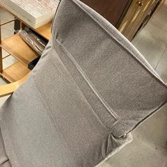 K2510-284 NITORI パーソナルチェア グレー ほつれ色あせ有りの画像