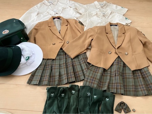 ふたば幼稚園 制服＆体操服 一式セット　女の子用／まとめ売り／