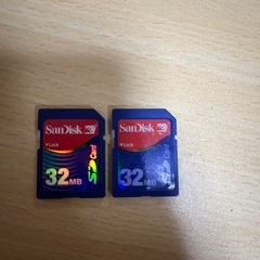 SDカード32MB 2枚セットの画像