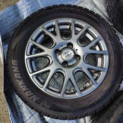 175/65R15 スタッドレスタイヤ4本　ホイール付　2023年購入の画像