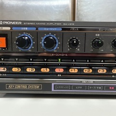 Pioneer SA-V21 Ⅱ カラオケ ミキシングアンプ STEREO MIXING AMPLIFIER 音出し 映像出力 動作確認済 中古品 ④の画像