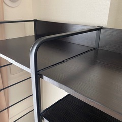 ハンガーラック　引き出し収納あり　付け替え可能の画像