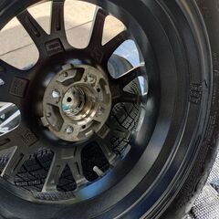 175/65R15 スタッドレスタイヤ4本　ホイール付　2023年購入の画像