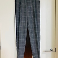 ZARA パンツ チェック柄の画像