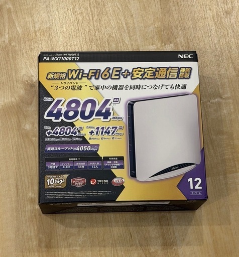 NEC Aterm PA-WX11000T12 無線LANルーター