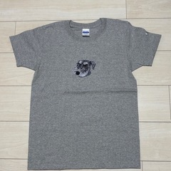 シュナウザー刺繍　Tシャツの画像