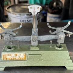白井精工　昭和レトロ　上皿天秤　 はかり　天秤 秤　 アンティーク　箱付きの画像