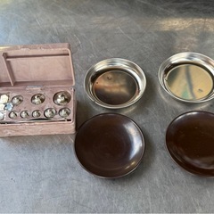 白井精工　昭和レトロ　上皿天秤　 はかり　天秤 秤　 アンティーク　箱付きの画像