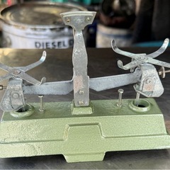 白井精工　昭和レトロ　上皿天秤　 はかり　天秤 秤　 アンティーク　箱付きの画像