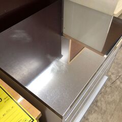 【ジャングルジャングル石津店】ステンレス　レンジ台　キッチン収納　収納　隙間収納　新生活　キッチン収納 堺市 西区 東区 北区 南区 堺区 石津の画像