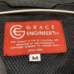 GRACE ENGINEER'S 作業ツナギ　半袖　サイズMの画像