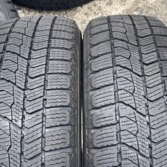 1001-5）軽自動車全般14インチアルミスタッドレス155/65R14トーヨータイヤオブザーブGIZ2中古4本セット！中古品の画像
