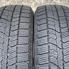 1001-5）軽自動車全般14インチアルミスタッドレス155/65R14トーヨータイヤオブザーブGIZ2中古4本セット！中古品の画像