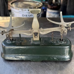 No1 島津製作所　昭和レトロ　上皿天秤　 はかり　天秤 秤　 アンティークの画像