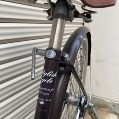 決まりました。自転車あげます。タイヤパンクしてます。の画像