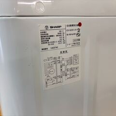 【愛品館 市原店】SHARP　2022年製　5.5Kg洗濯機　ES-GE5FJ-W　【愛市I4S034240-007】の画像