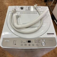 【愛品館 市原店】SHARP　2022年製　5.5Kg洗濯機　ES-GE5FJ-W　【愛市I4S034240-007】の画像
