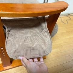 無料　リクライニング付　座椅子の画像