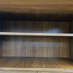 ✨️ジモティー割引✨️【ジャングルジャングル堺初芝店】 　食器棚　ブラウン　堺市（東区　西区　北区　南区　堺区　美原区）高石市　泉大津市　忠岡町　和泉市　松原市　大阪狭山市の画像