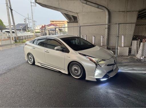 work イミッツ プリウス pcd100-5穴 4本セット タイヤバリ山 work