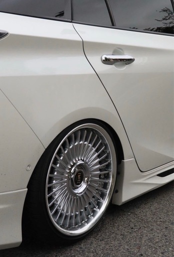 work イミッツ　プリウス　pcd100-5穴　4本セット　タイヤバリ山 work イミッツプリウスpcd100-5穴4本セットタイヤバリ山