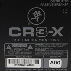 MACKIE/CR3-X/モニタースピーカー ⑥の画像