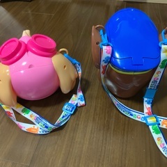 （12月中旬最終処分）【美品】パウ・パトロール ポップコーンボックス（チェース・スカイ 計2つ）の画像